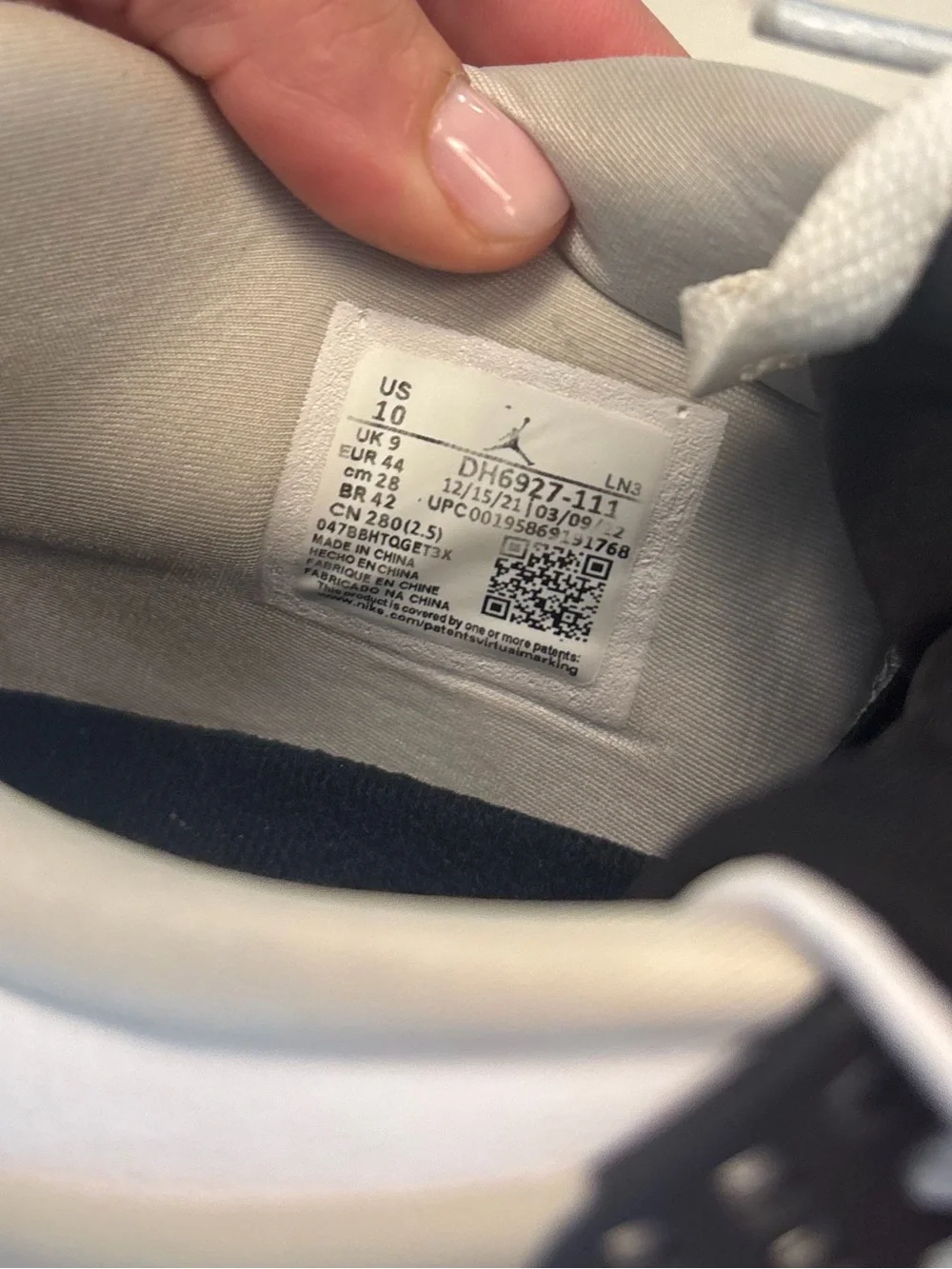 Jordan light creasing